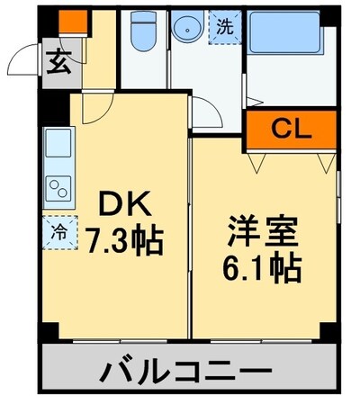 ガーデンコート船橋の物件間取画像